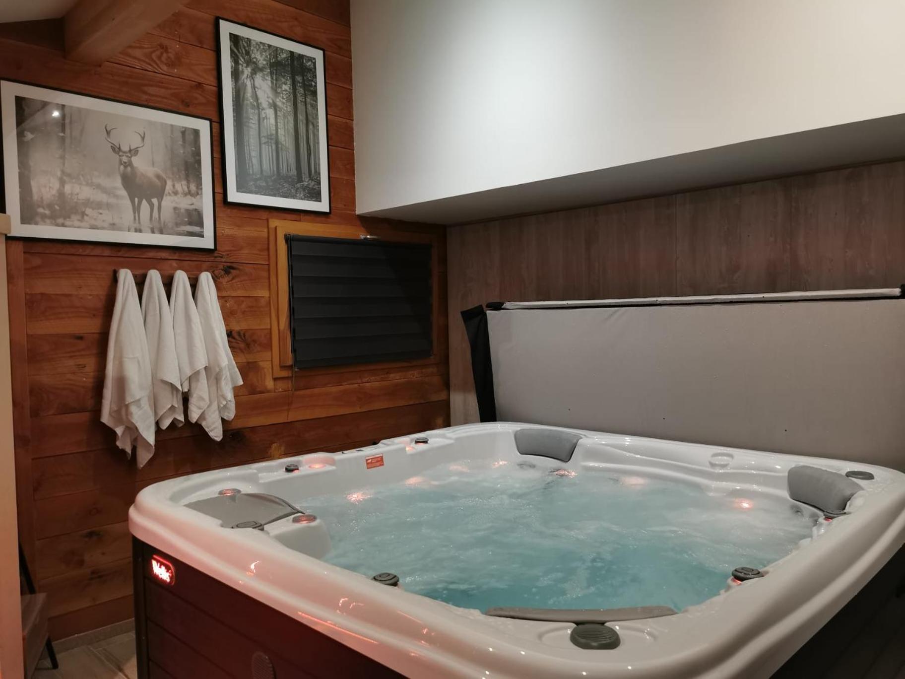 Le Chalet Du Pere Michel, Jacuzzi, Sauna, Jardin ลาแบรส ภายนอก รูปภาพ