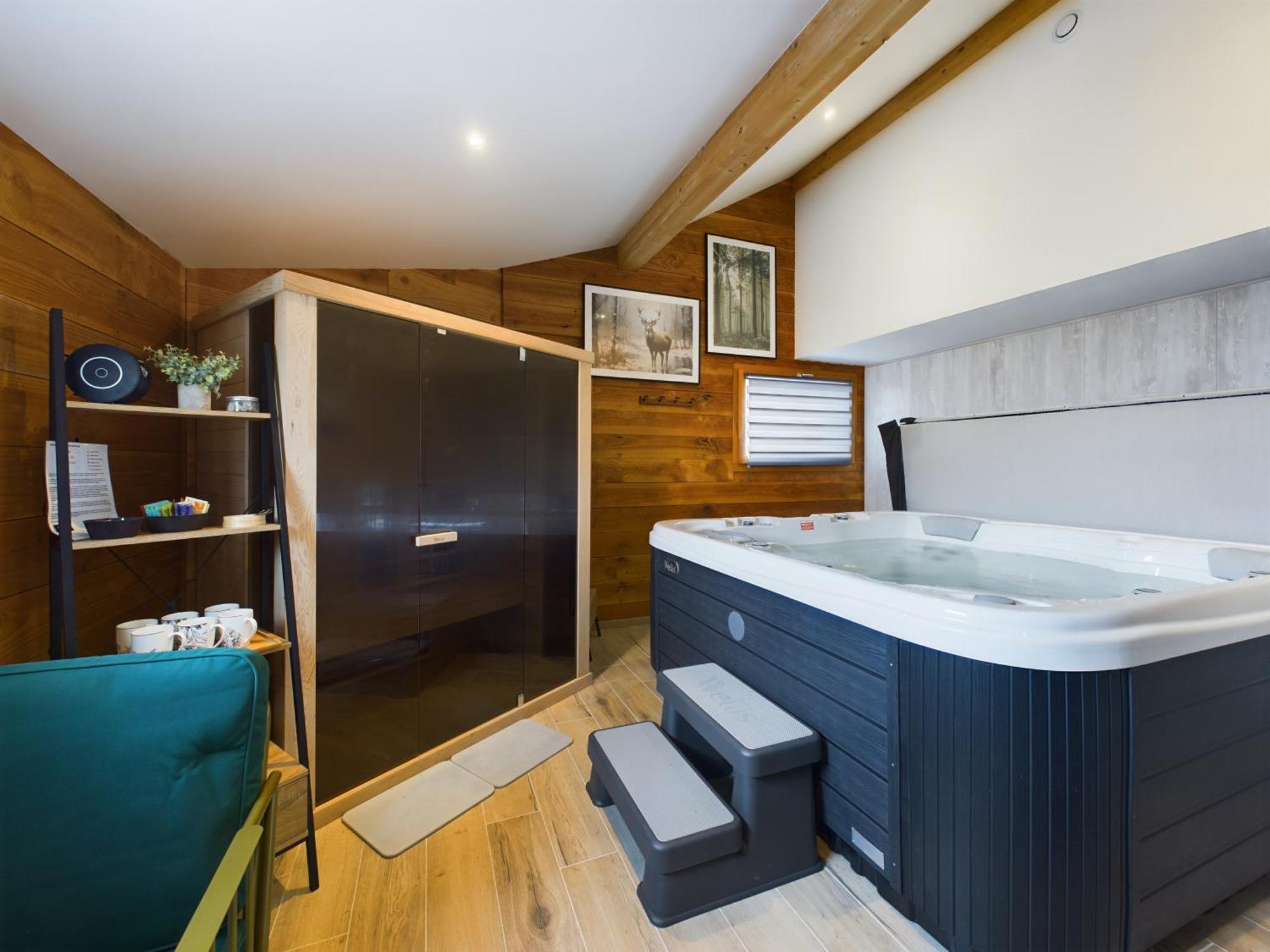 Le Chalet Du Pere Michel, Jacuzzi, Sauna, Jardin ลาแบรส ภายนอก รูปภาพ